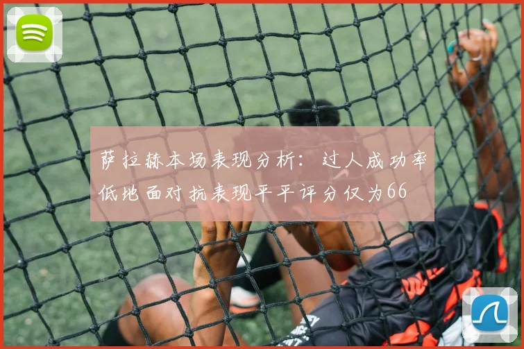 萨拉赫本场表现分析：过人成功率低地面对抗表现平平评分仅为66