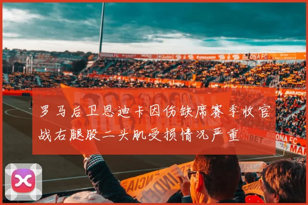 罗马后卫恩迪卡因伤缺席赛季收官战右腿股二头肌受损情况严重